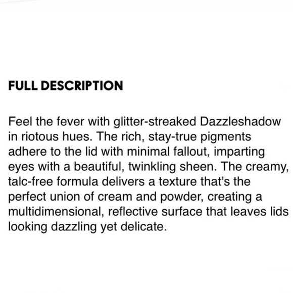 MAC Dazzleshadow Eyeshadow Oh So Gilty - Picture 17 of 17